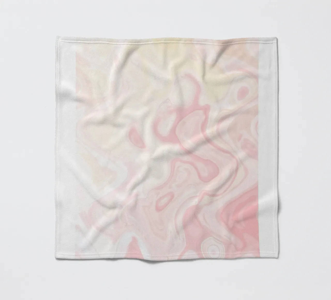 Dankbaarheid Marmer Swirl Roze Kleurverloop Kunstdruk fleecedeken van homdeco