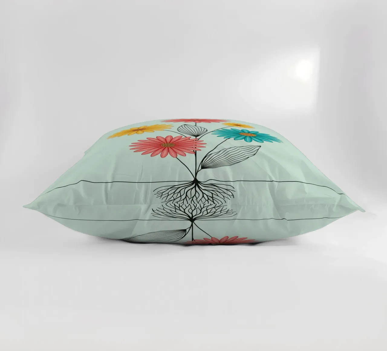 Floral bauhaus #078: Rooted in Joy cuscino da Zen Design
