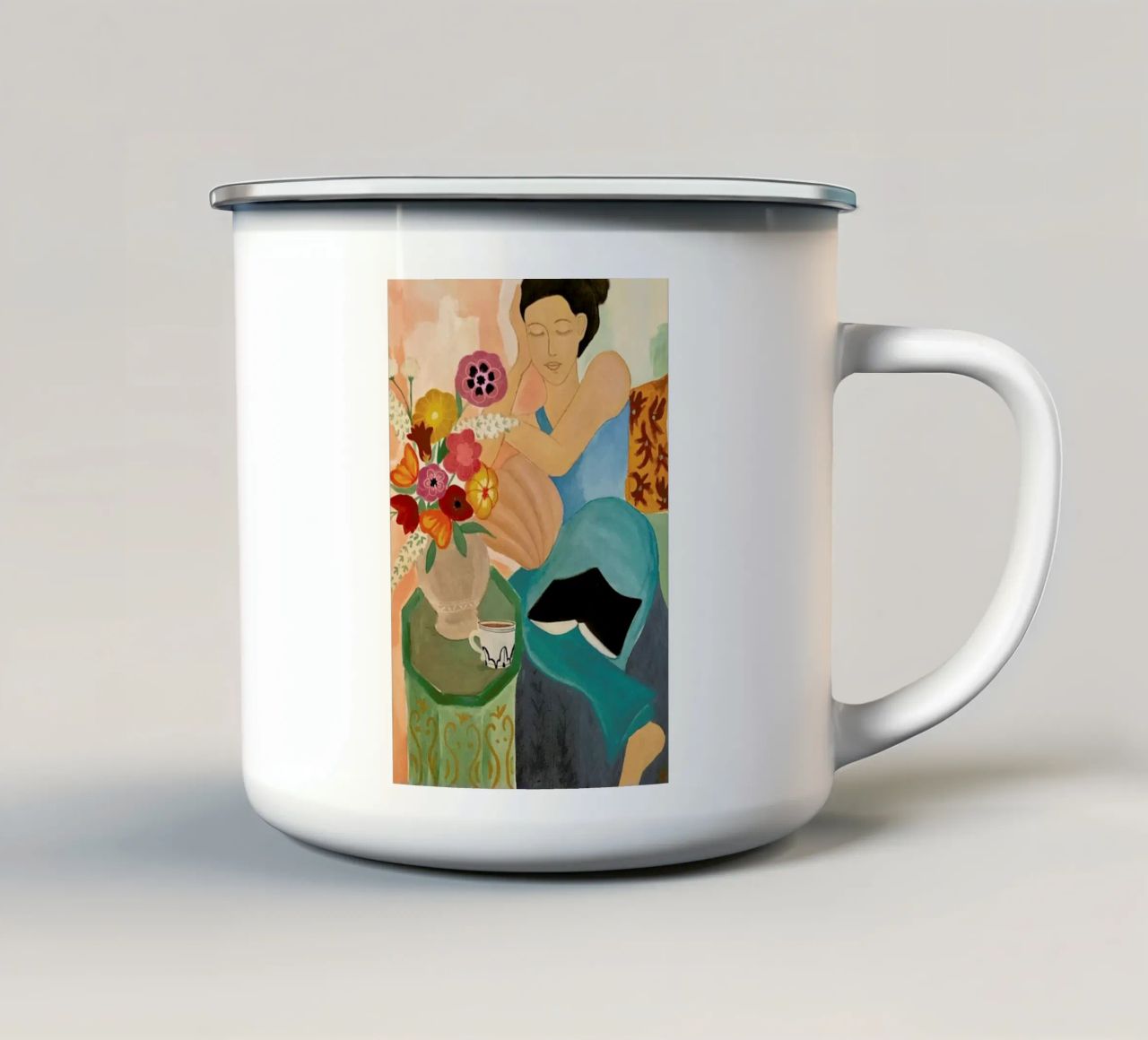 Pastel Daydreams tazza in smalto da Paloma Kua