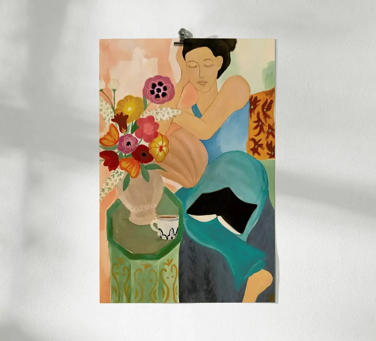 Pastel Daydreams poster con telaio in plastica da Paloma Kua