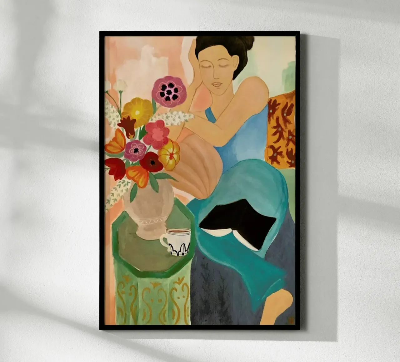 Pastel Daydreams poster con telaio in plastica da Paloma Kua