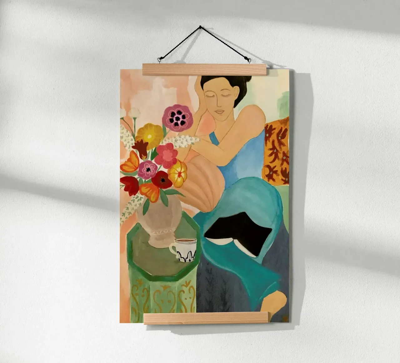 Pastel Daydreams poster con telaio in plastica da Paloma Kua