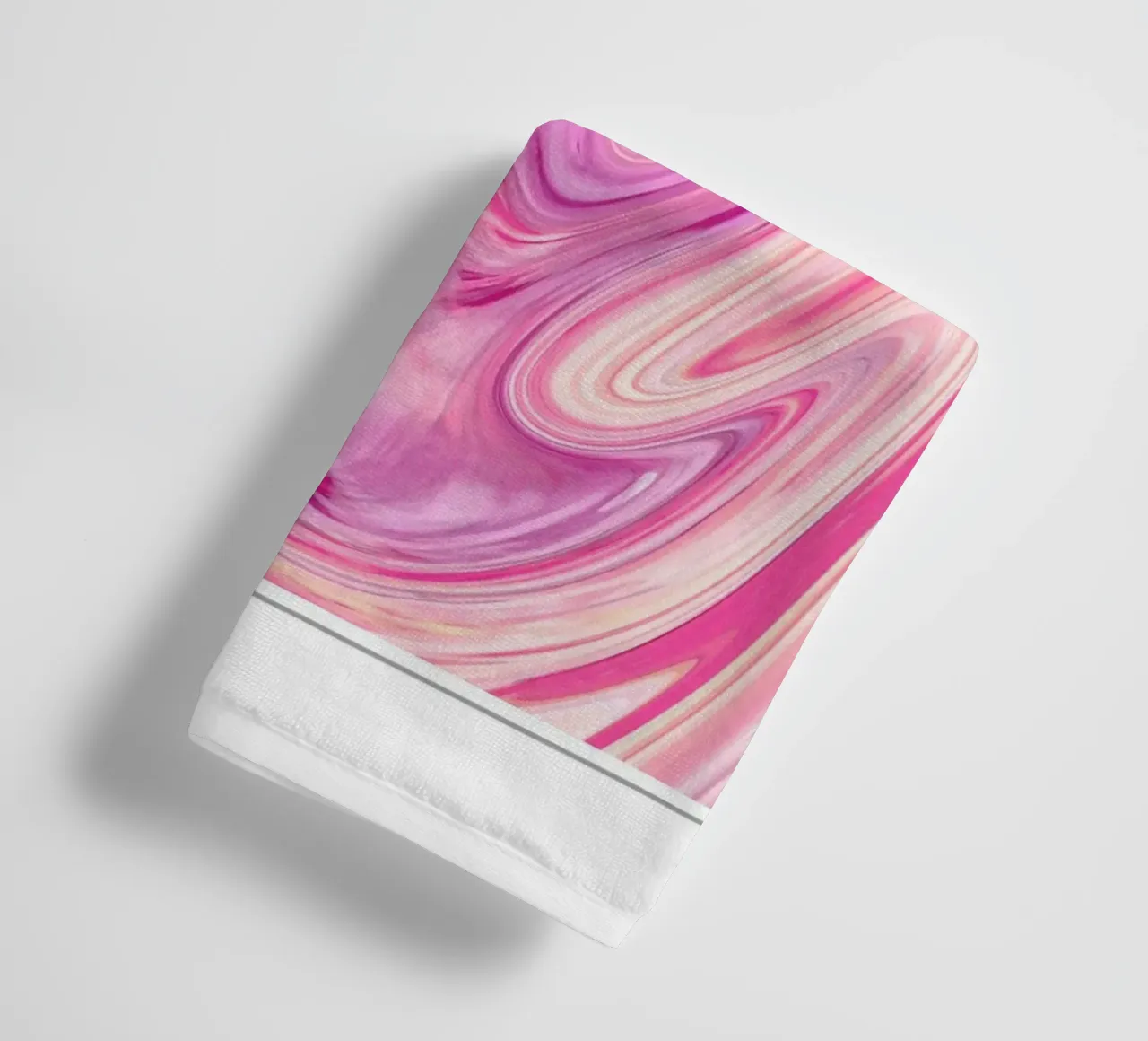 Nostalgia Series 2023 - Peace Marble Swirl Art Print towel by homdeco
