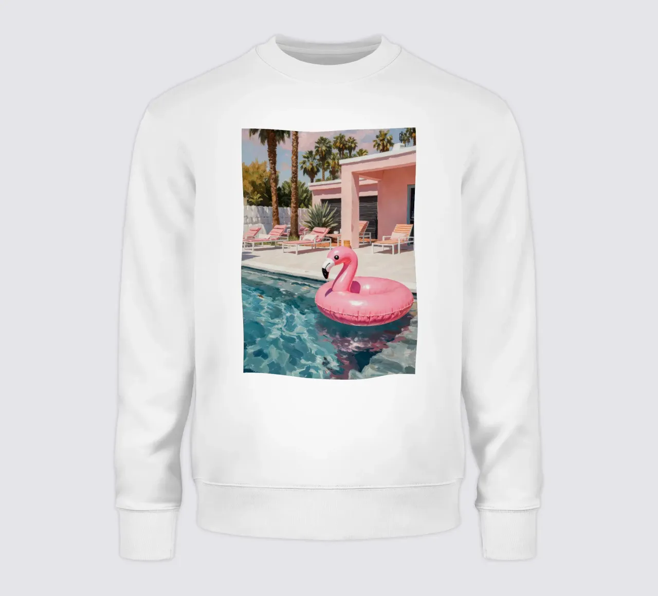 Flamingo Float felpa da Attaboy Dsgn