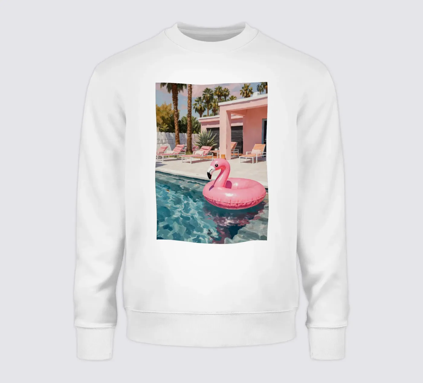 Flamingo Float felpa da Attaboy Dsgn