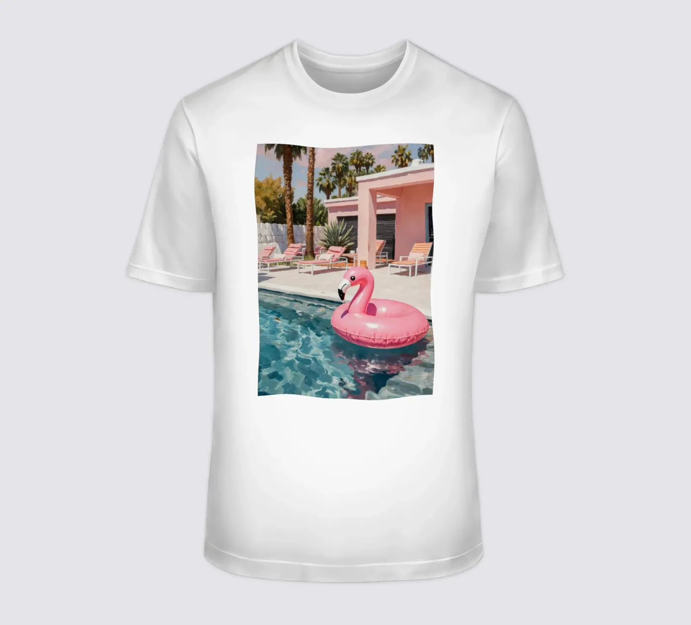 Flamingo Float t-shirt da Attaboy Dsgn