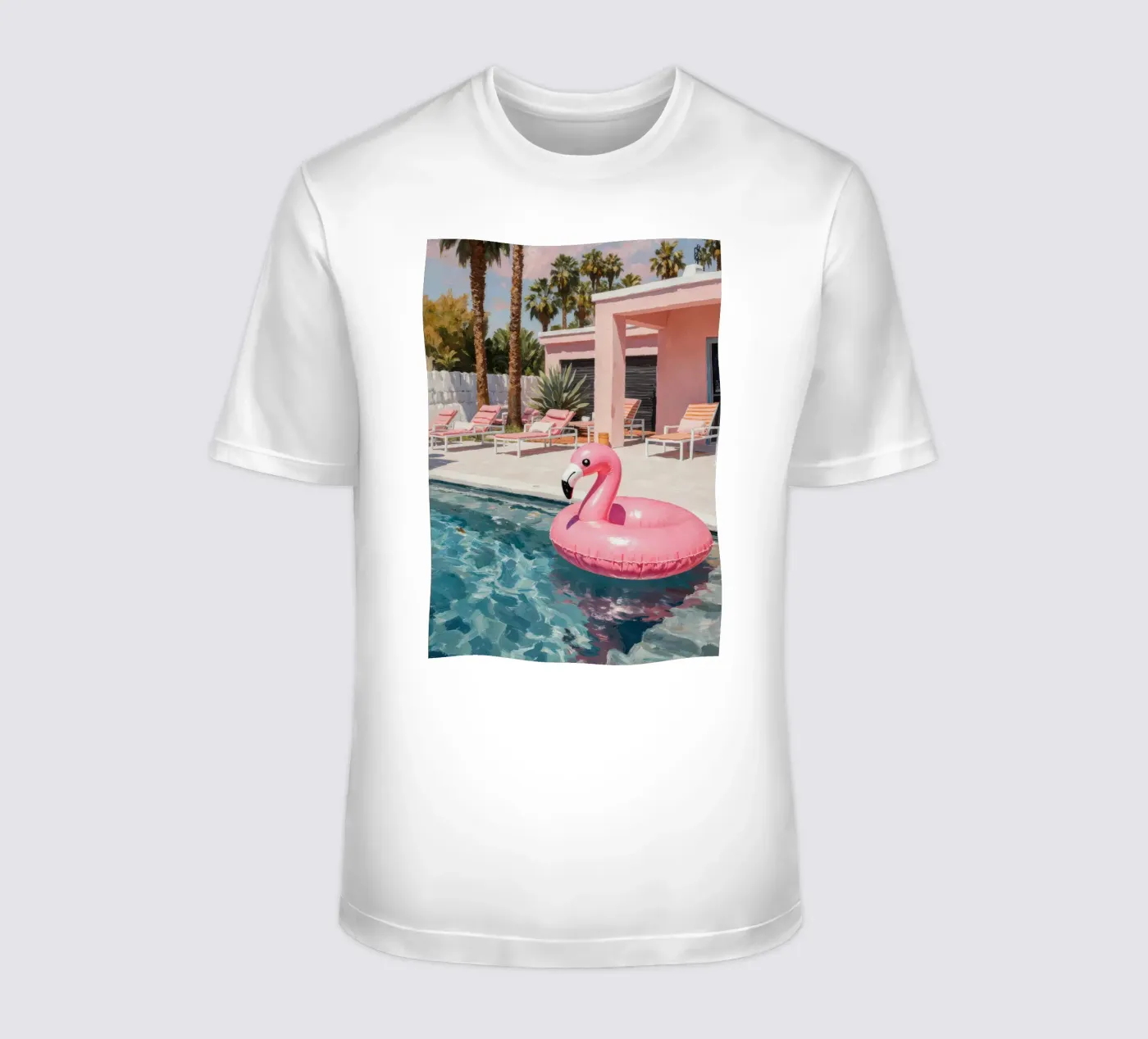 Flamingo Float t-shirt da Attaboy Dsgn