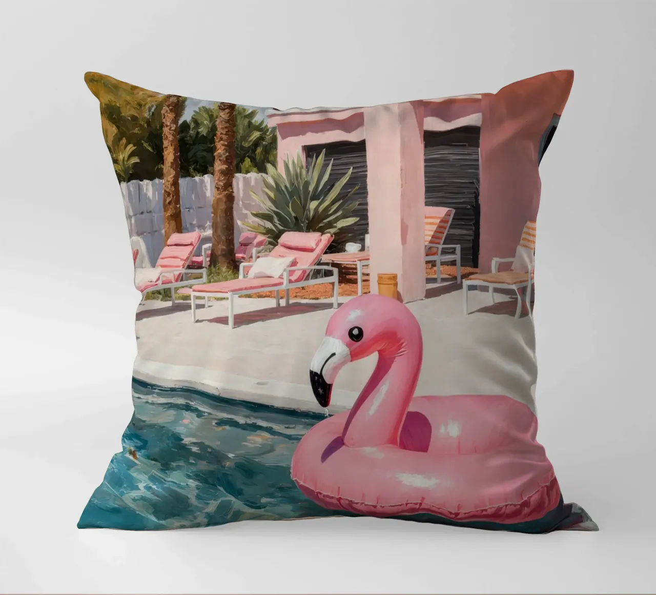 Flamingo Float cuscino da Attaboy Dsgn