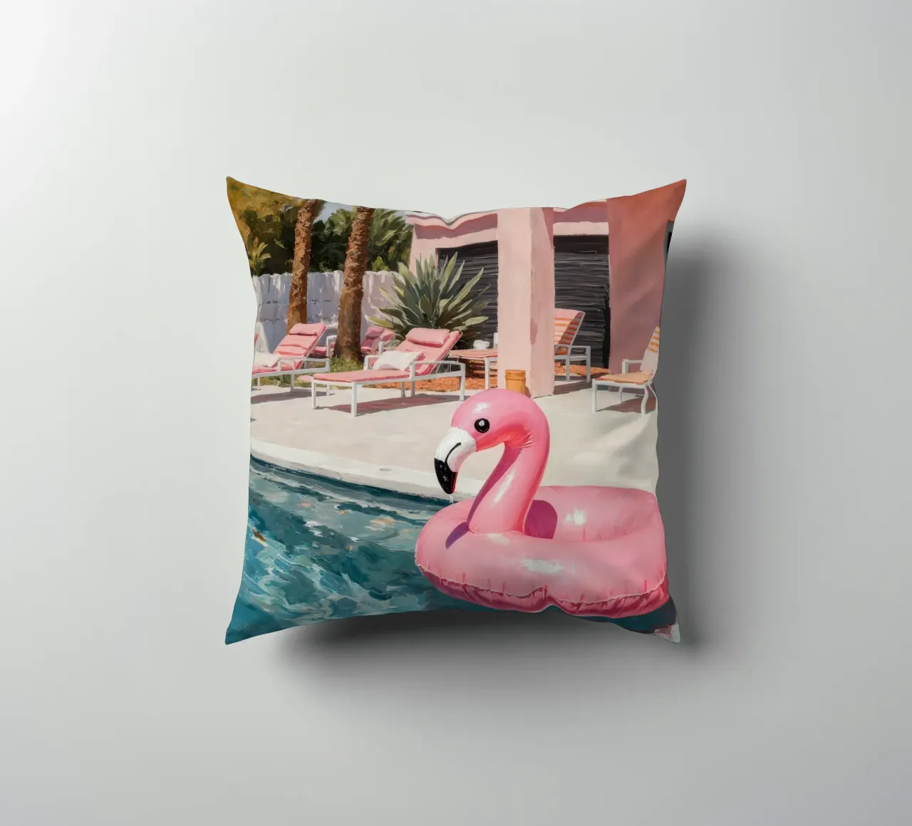 Flamingo Float cuscino da Attaboy Dsgn