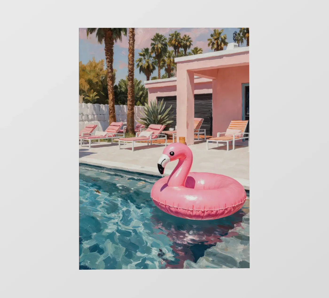 Flamingo Float papier peint photo de Attaboy Dsgn