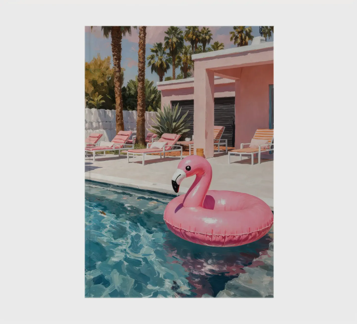 Flamingo Float notebook by Attaboy Dsgn