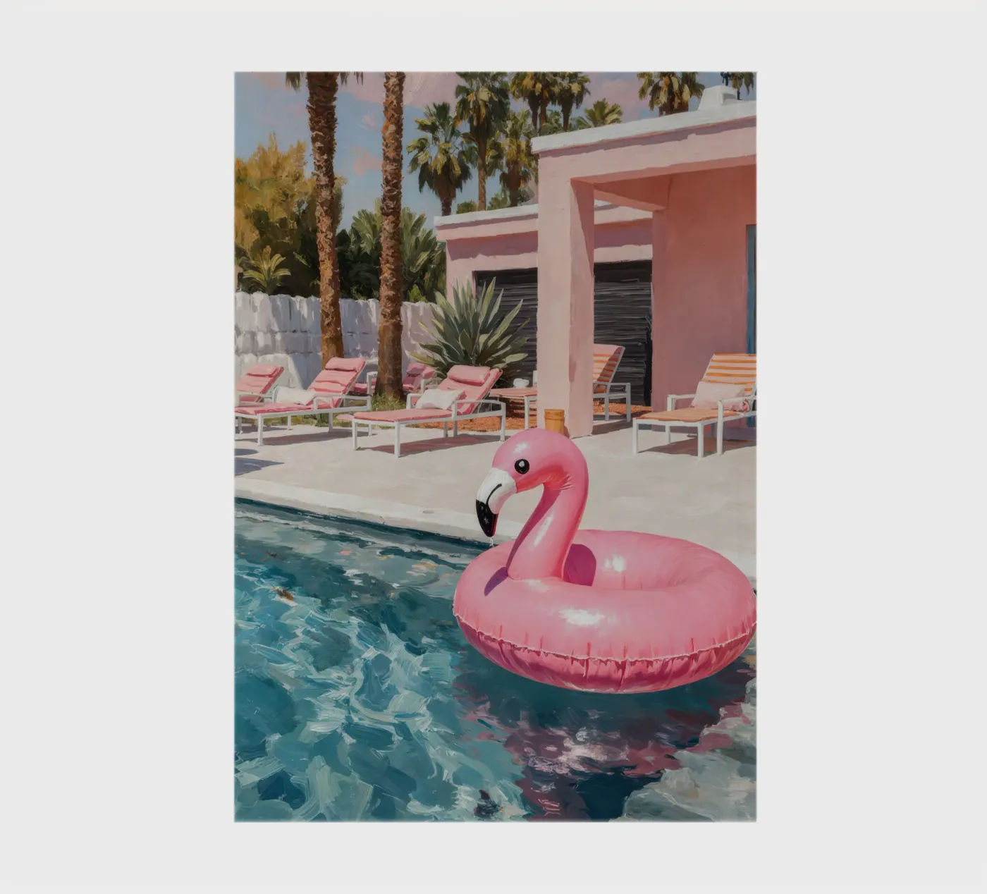 Flamingo Float notebook by Attaboy Dsgn