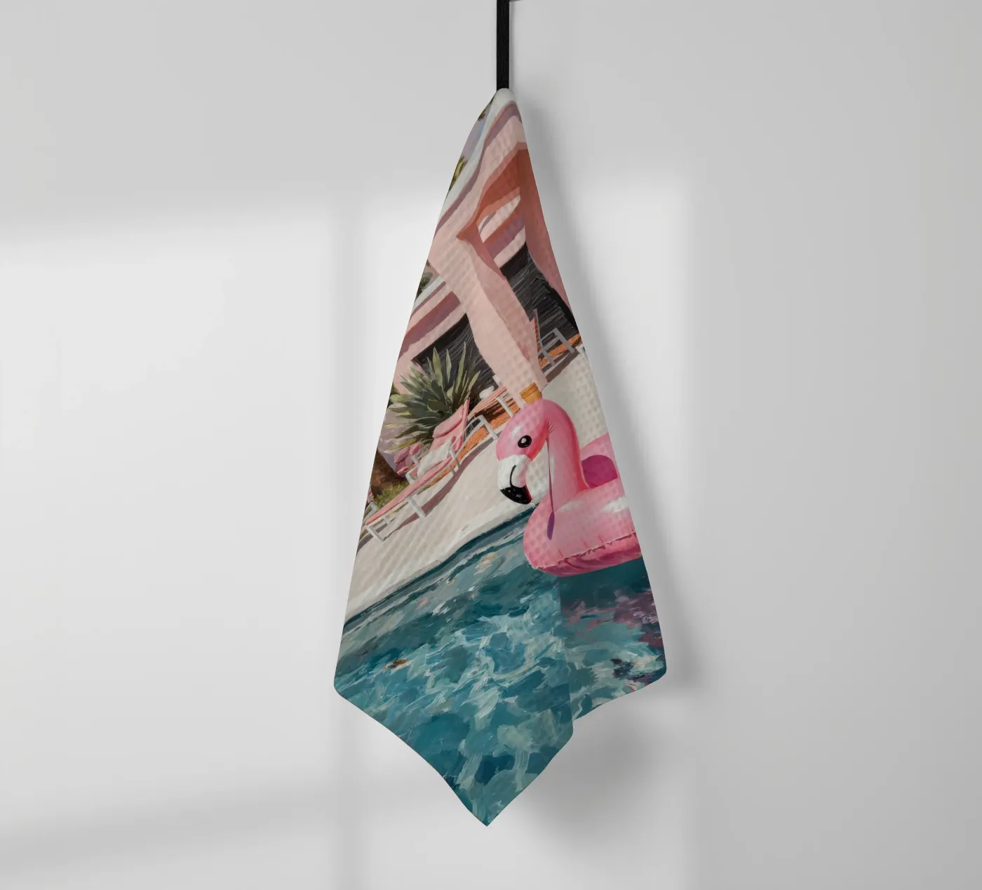 Flamingo Float Geschirrtuch von Attaboy Dsgn