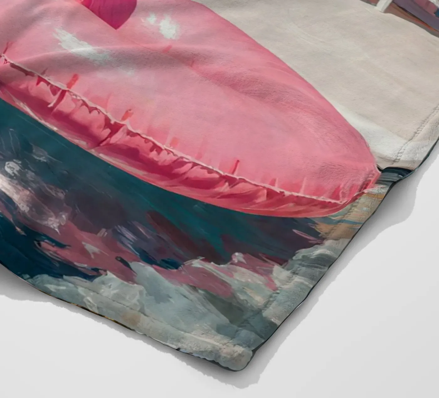 Flamingo Float Fleecedecke von Attaboy Dsgn