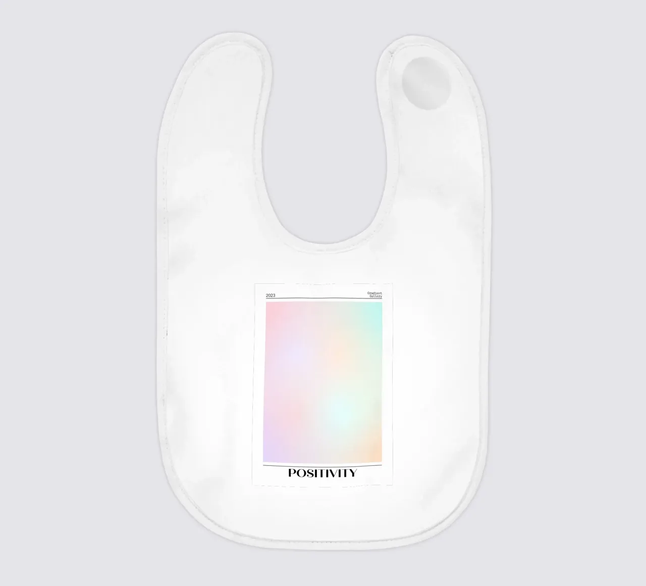Gradient Gallery 2023 - Stampa Ombre Pastello Positività bavaglino da homdeco