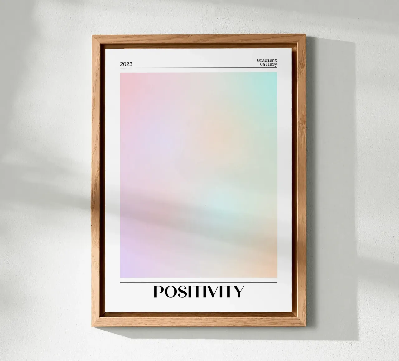 Gradient Gallery 2023 - Stampa Ombre Pastello Positività alluminio dibond da homdeco