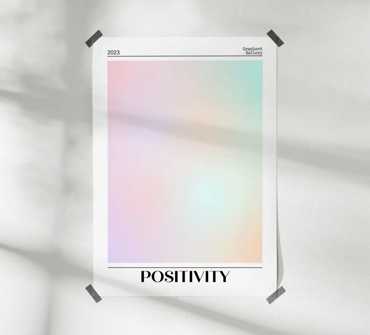 Gradient Gallery 2023 - Stampa Ombre Pastello Positività carta hahnemühle da homdeco