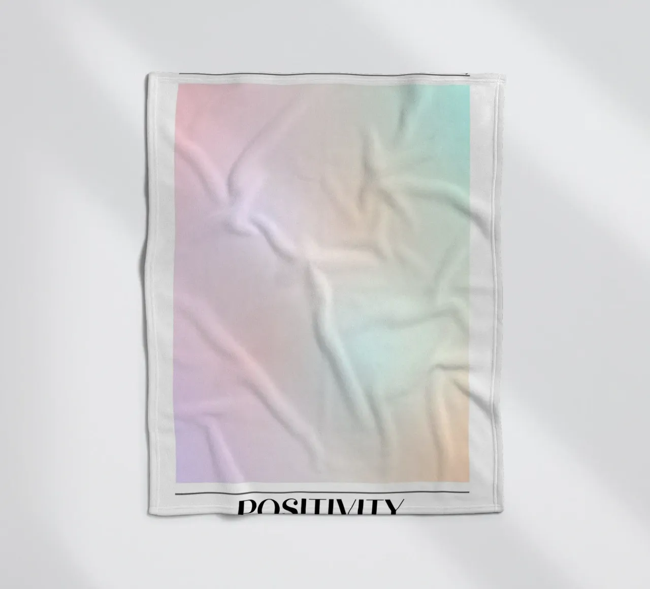 Gradient Gallery 2023 - Stampa Ombre Pastello Positività coperta in pile da homdeco