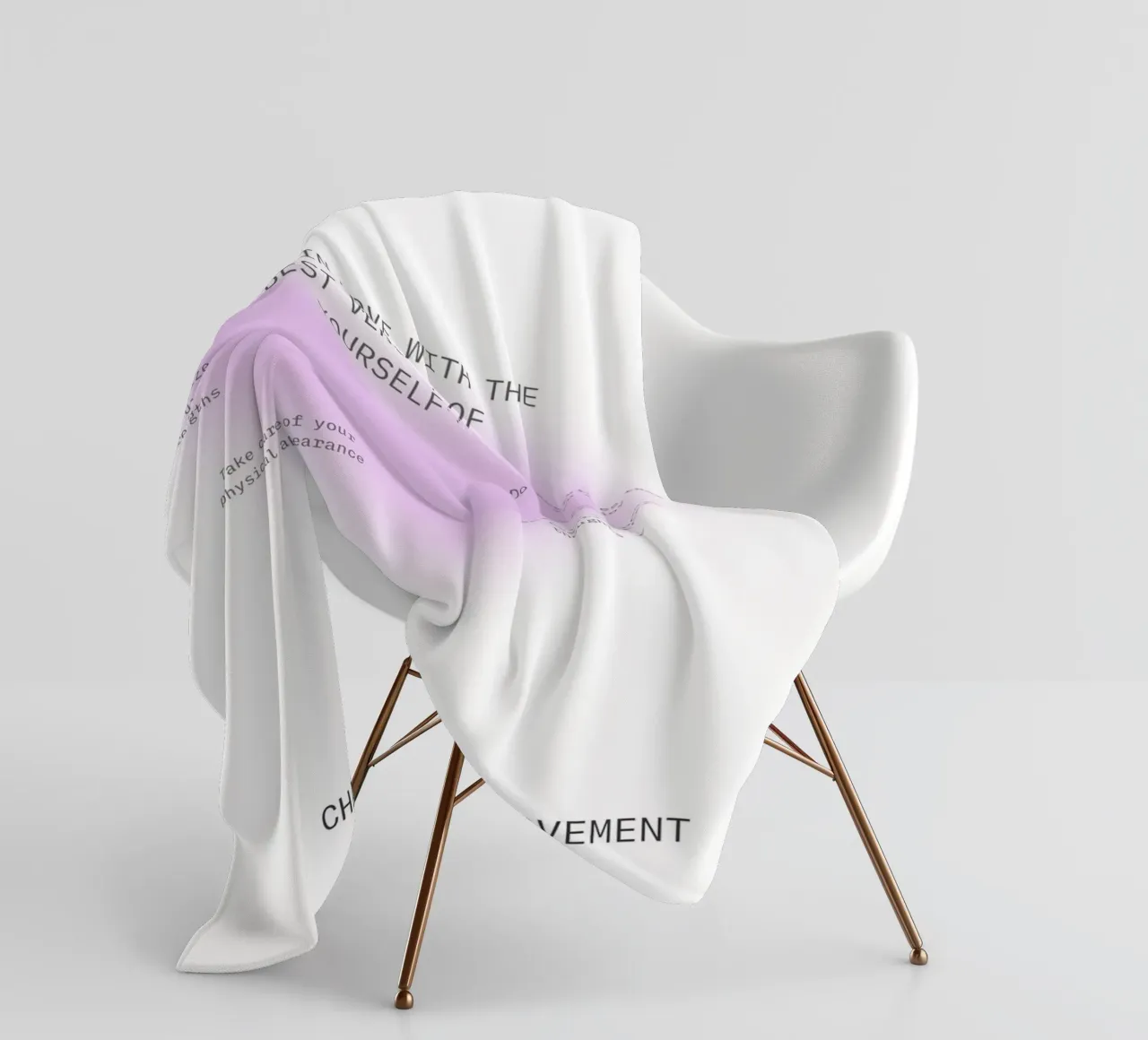 Verliebe dich in dich selbst - Chart zur Selbstverbesserung Fleecedecke von homdeco