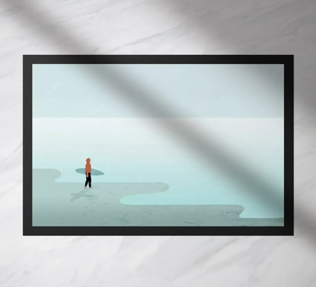 Surfing doormat by Katinka Reinke