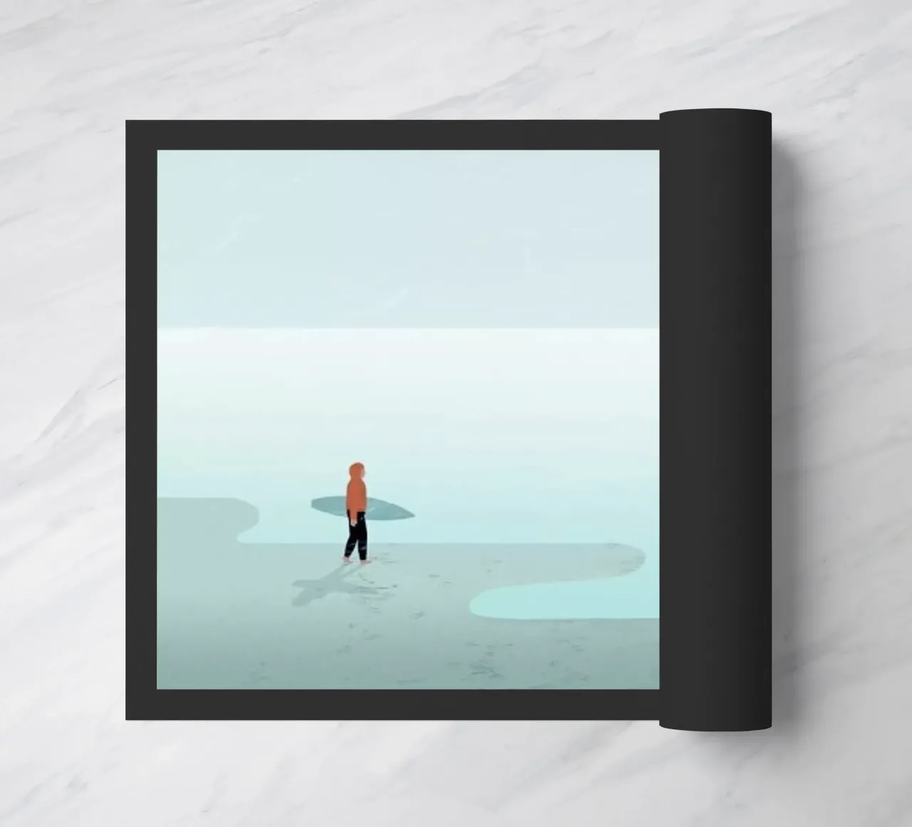 Surfing doormat by Katinka Reinke