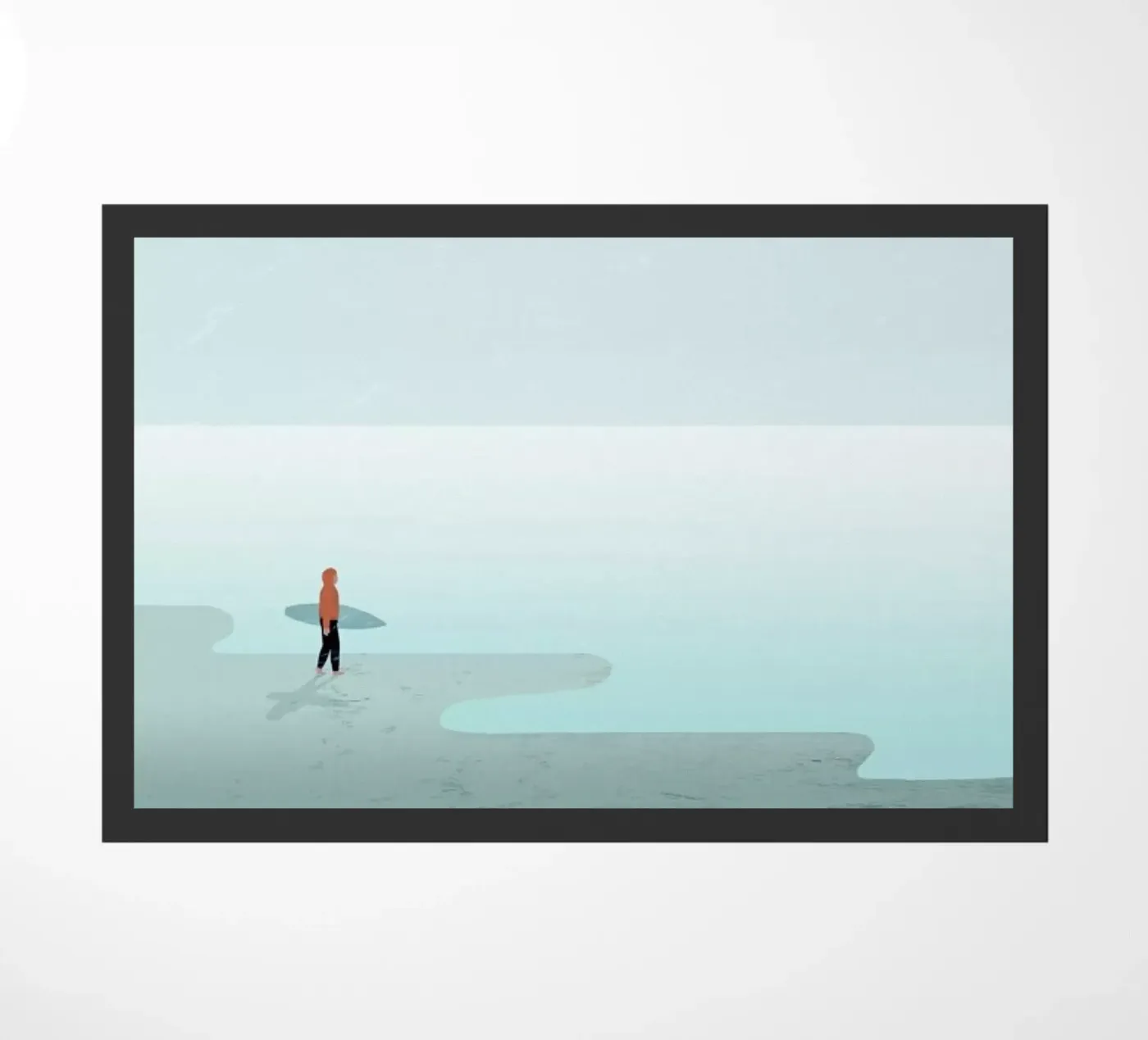 Surfing doormat by Katinka Reinke