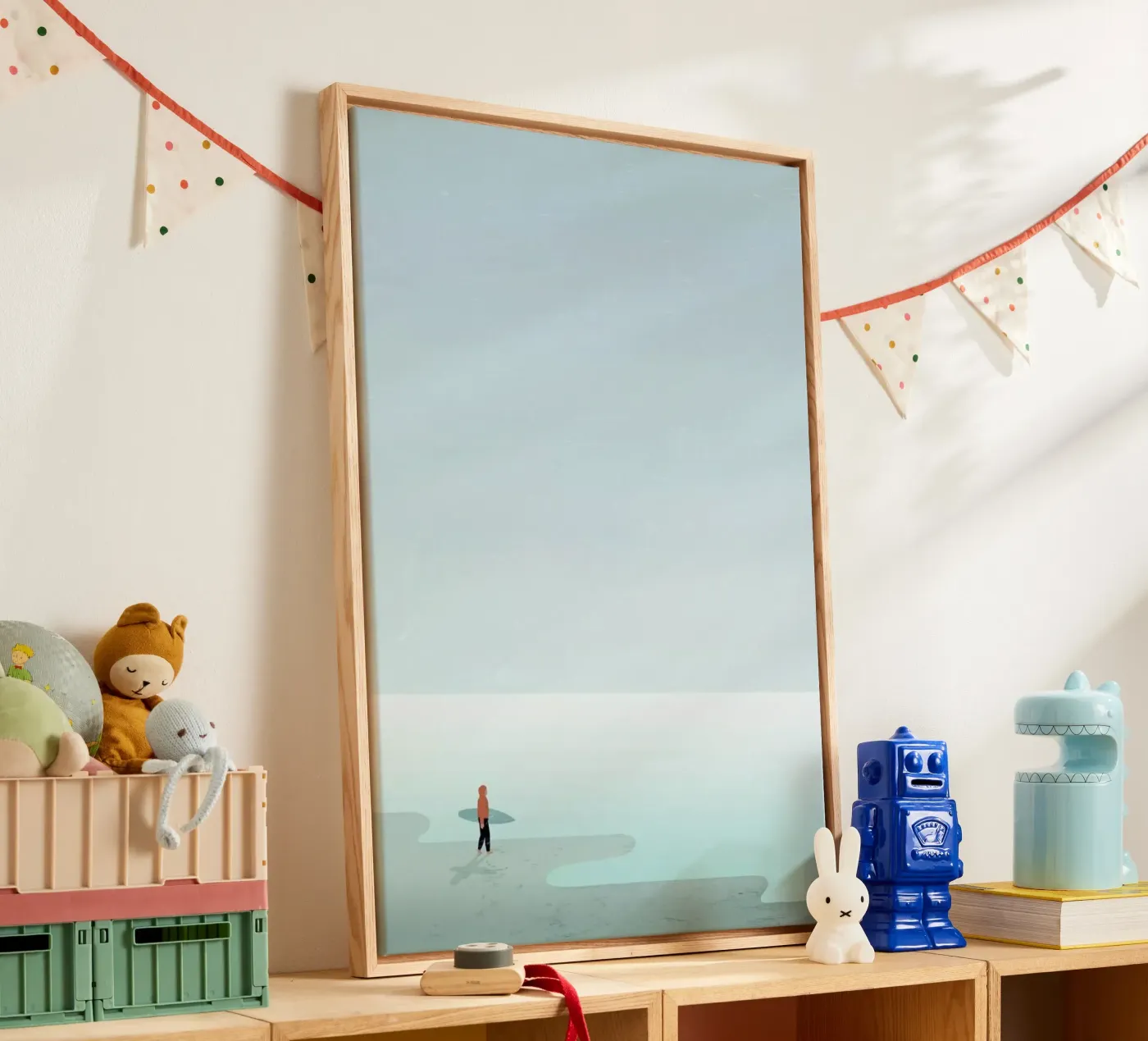 Surfing canvas by Katinka Reinke