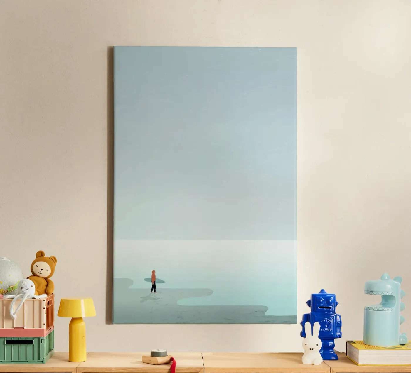 Surfing canvas by Katinka Reinke