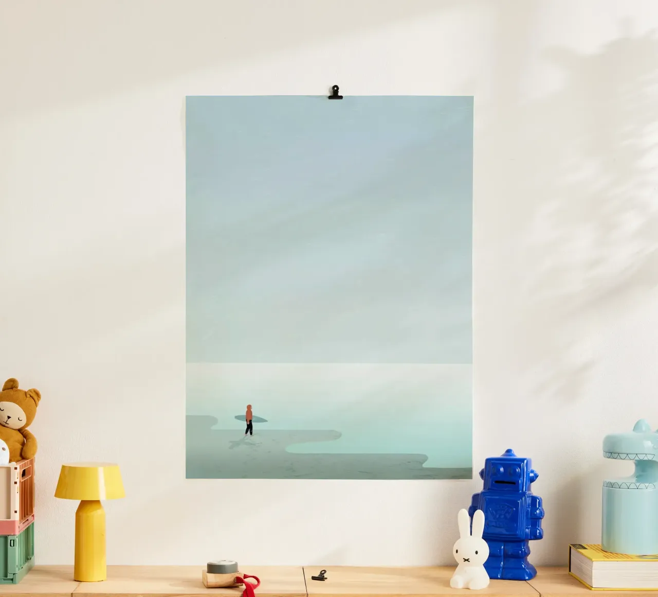 Surfing poster con telaio in plastica da Katinka Reinke