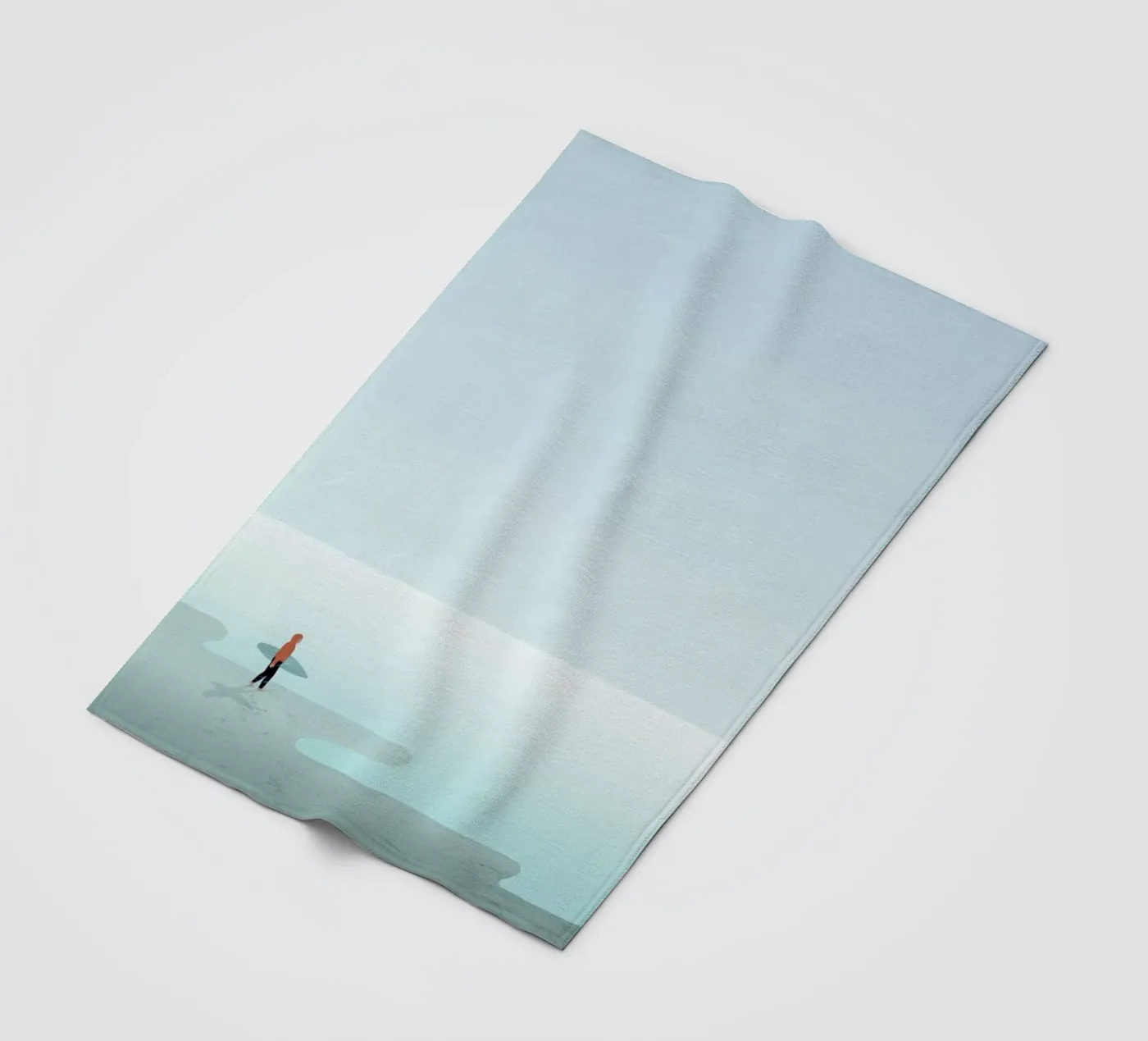 Surfing fleece blanket by Katinka Reinke