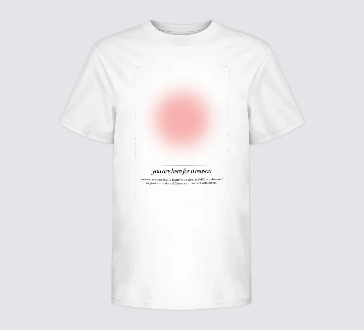 You Are Here For A Reason - Pink Aura Print kids t-shirt by homdeco