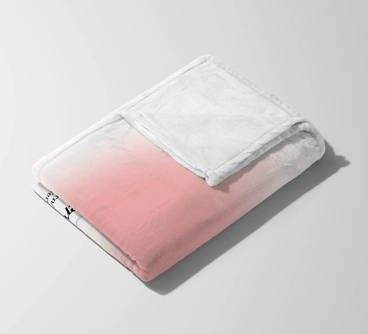Sei qui per una ragione - Stampa Aura rosa coperta in pile da homdeco