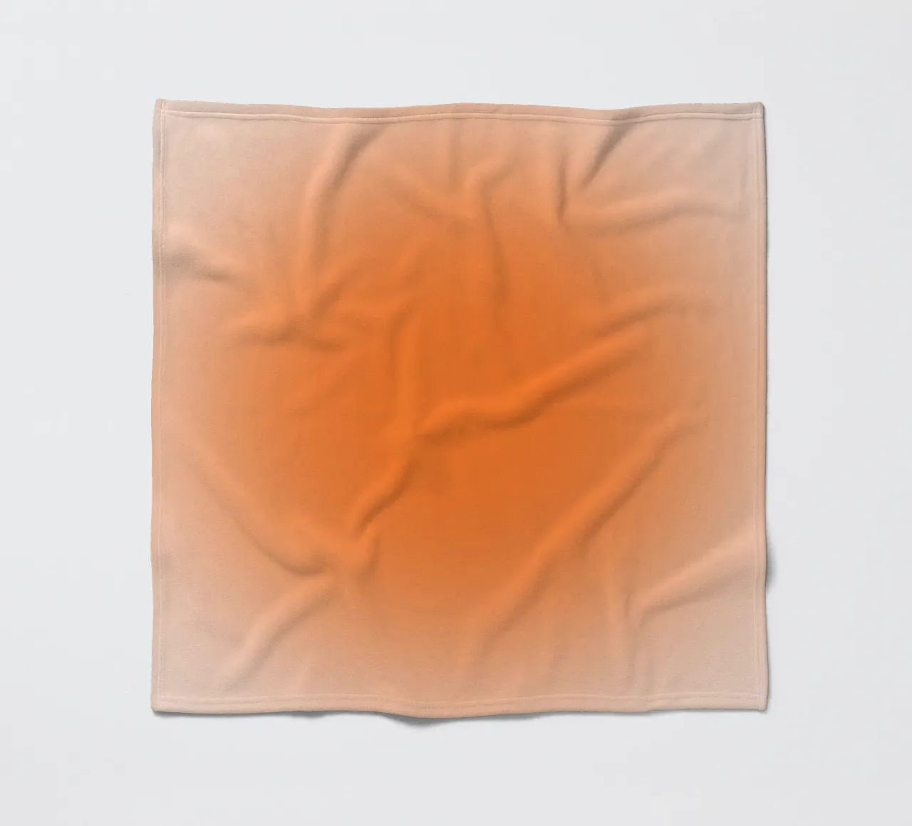 Warm Orange Aura Gradient Minimalist Art Print Fleecedecke von homdeco