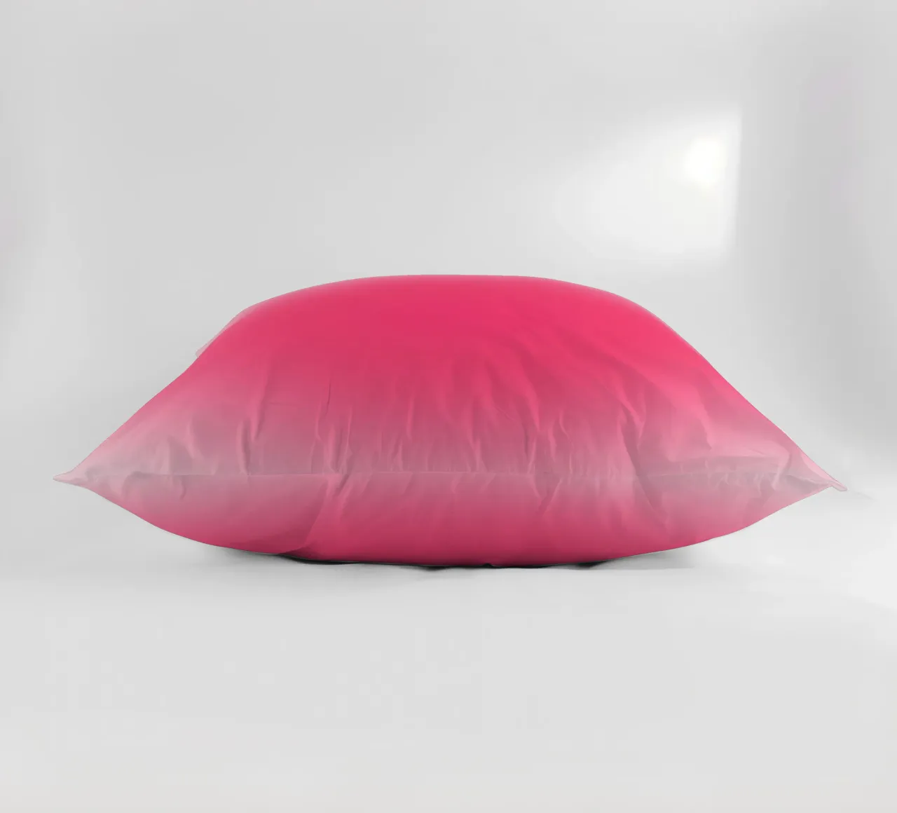 Vibrant Fuchsia Pink Aura Gradient Minimalist Print decorative cushion by homdeco