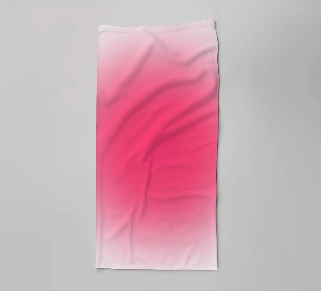 Vibrant Fuchsia Pink Aura Gradient Minimalist Print towel by homdeco