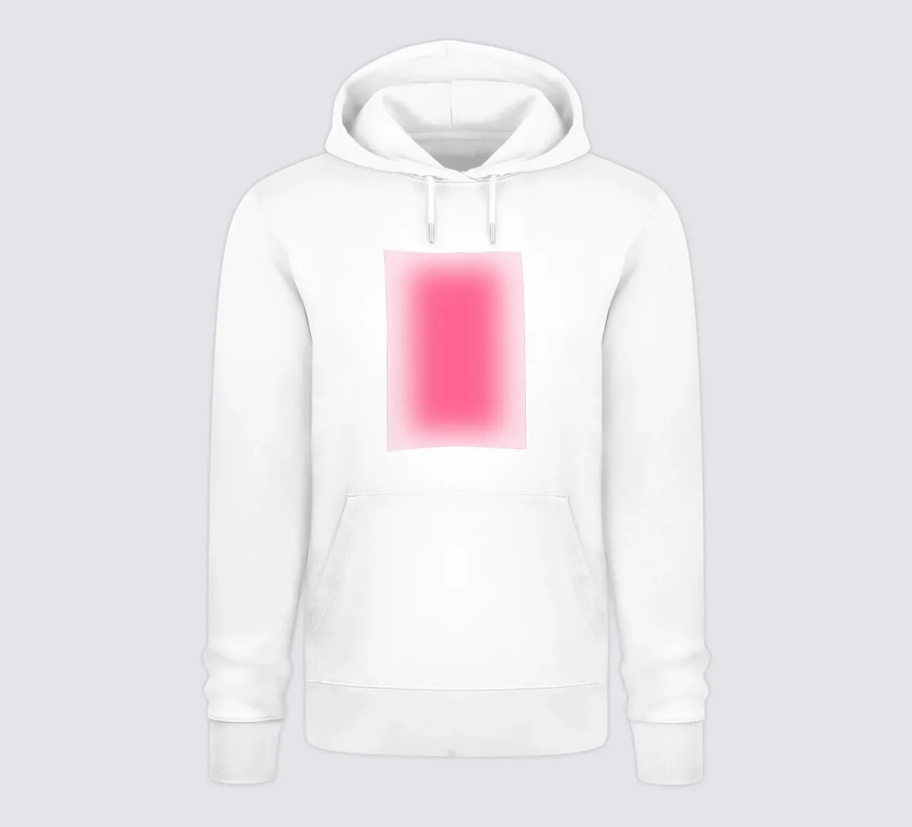 Rose vif Aura Gradient Minimalist Abstract Print sweat à capuche de homdeco
