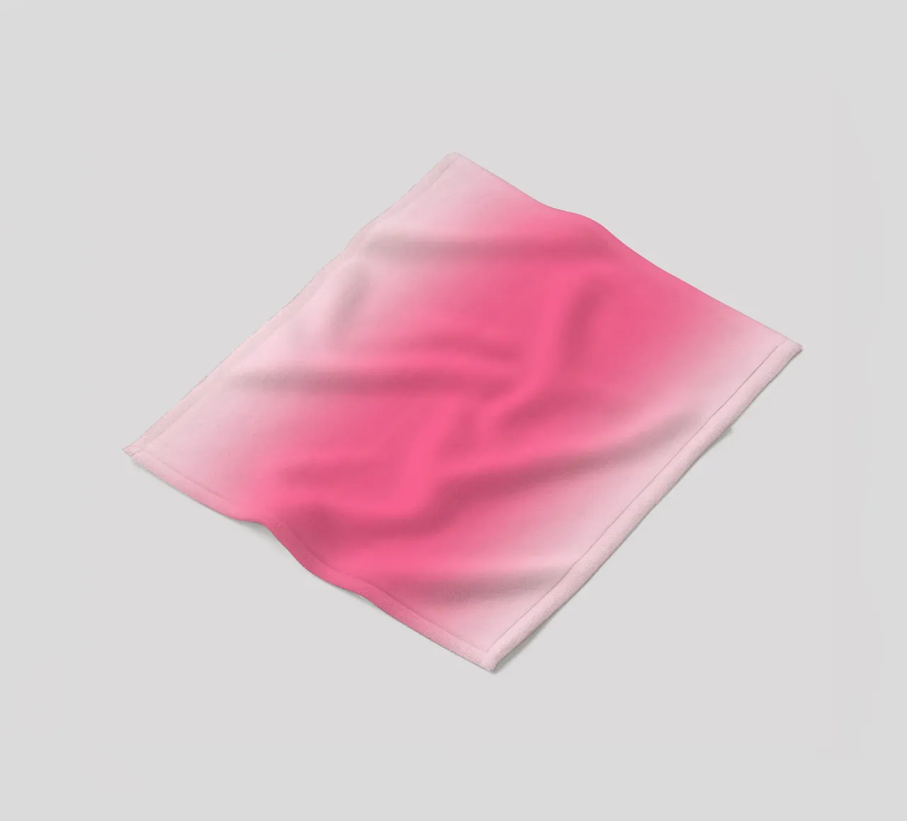Rose vif Aura Gradient Minimalist Abstract Print plaid polaire de homdeco