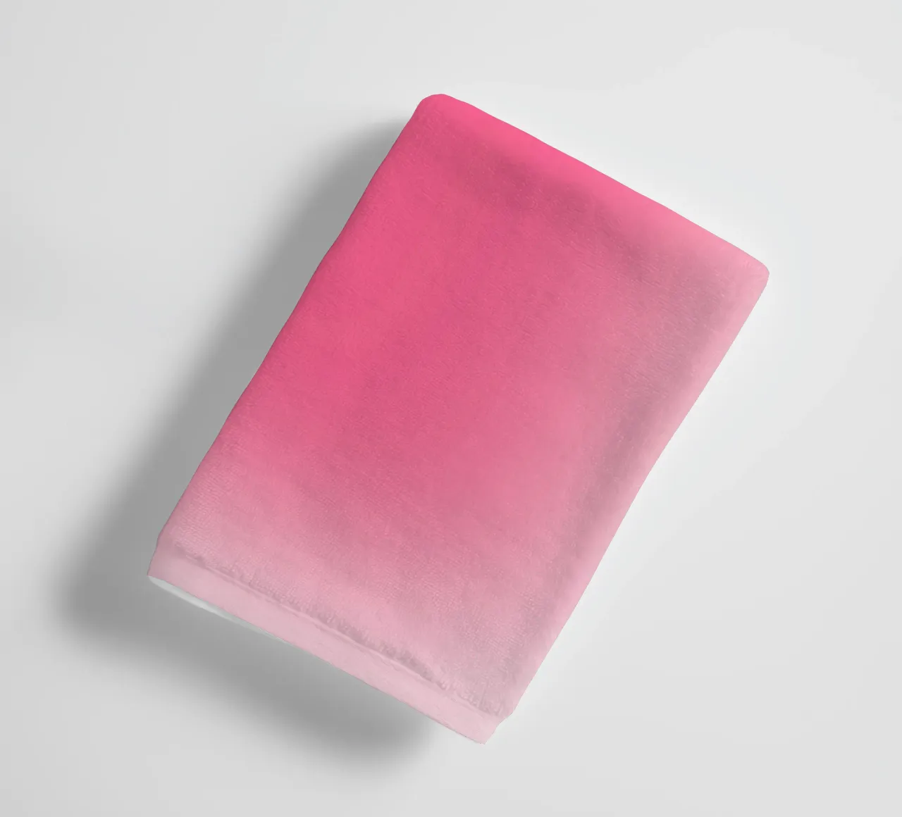 Hete Roze Aura Kleurverloop Minimalistische Abstracte Print badhanddoek van homdeco