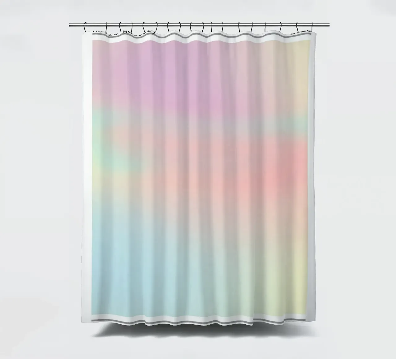 Retro Galerij 2023 - Alignment Pastel Aura Kleurverloop Print douchegordijn van homdeco