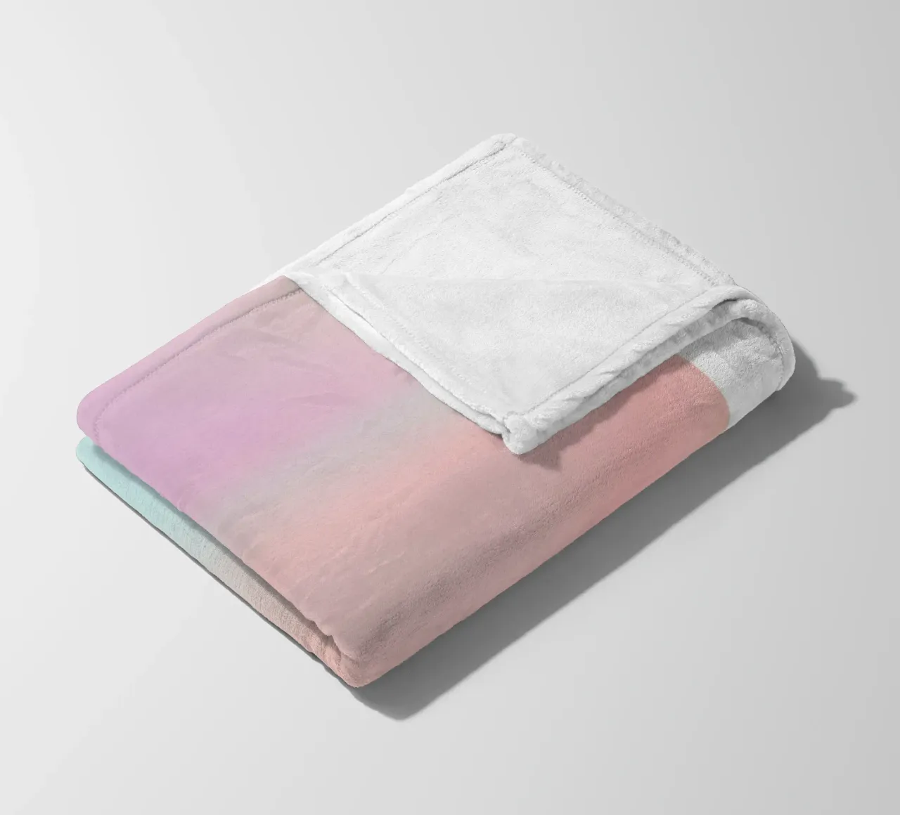 Retro Galerij 2023 - Alignment Pastel Aura Kleurverloop Print fleecedeken van homdeco