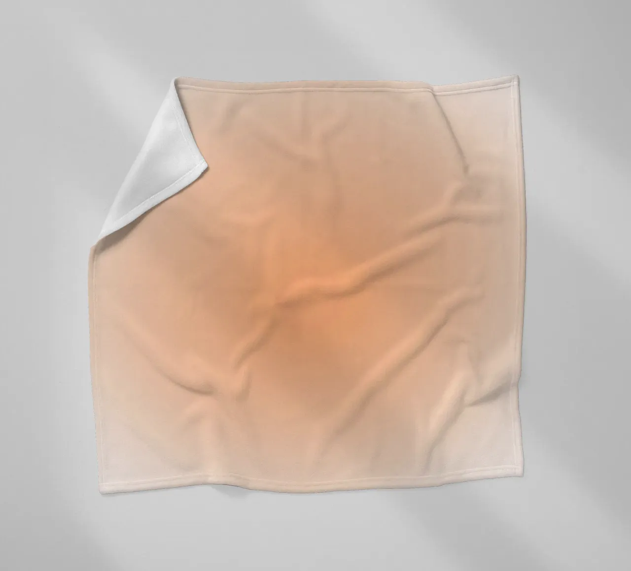 Attract Good Things Pfirsich Aura Gradient Print Fleecedecke von homdeco