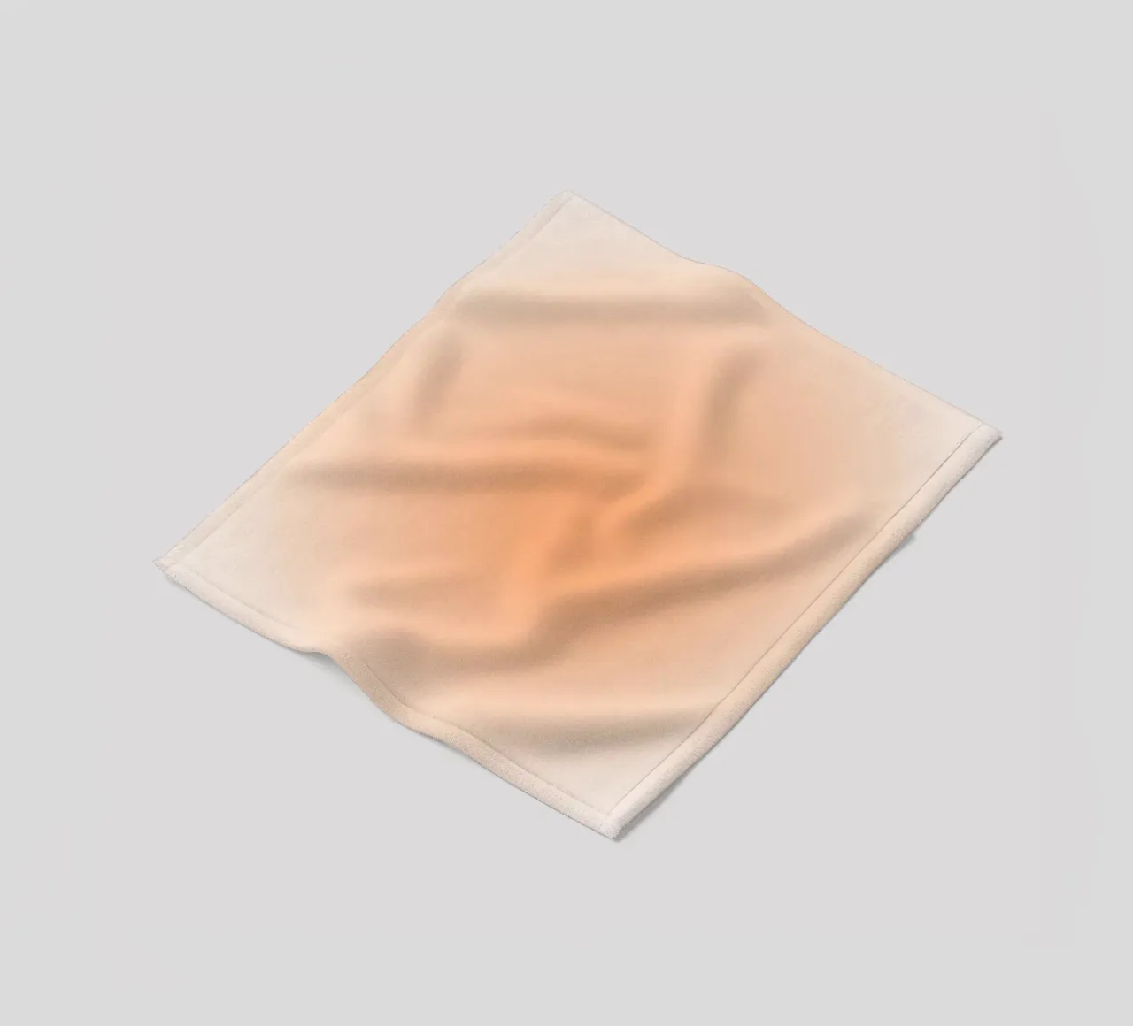 Attract Good Things Pfirsich Aura Gradient Print Fleecedecke von homdeco