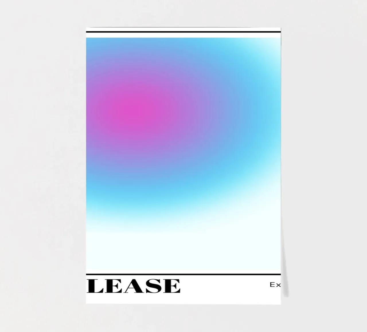 Release Aura Gradient Art Print - Gallery Exhibition sticker sheet by homdeco
