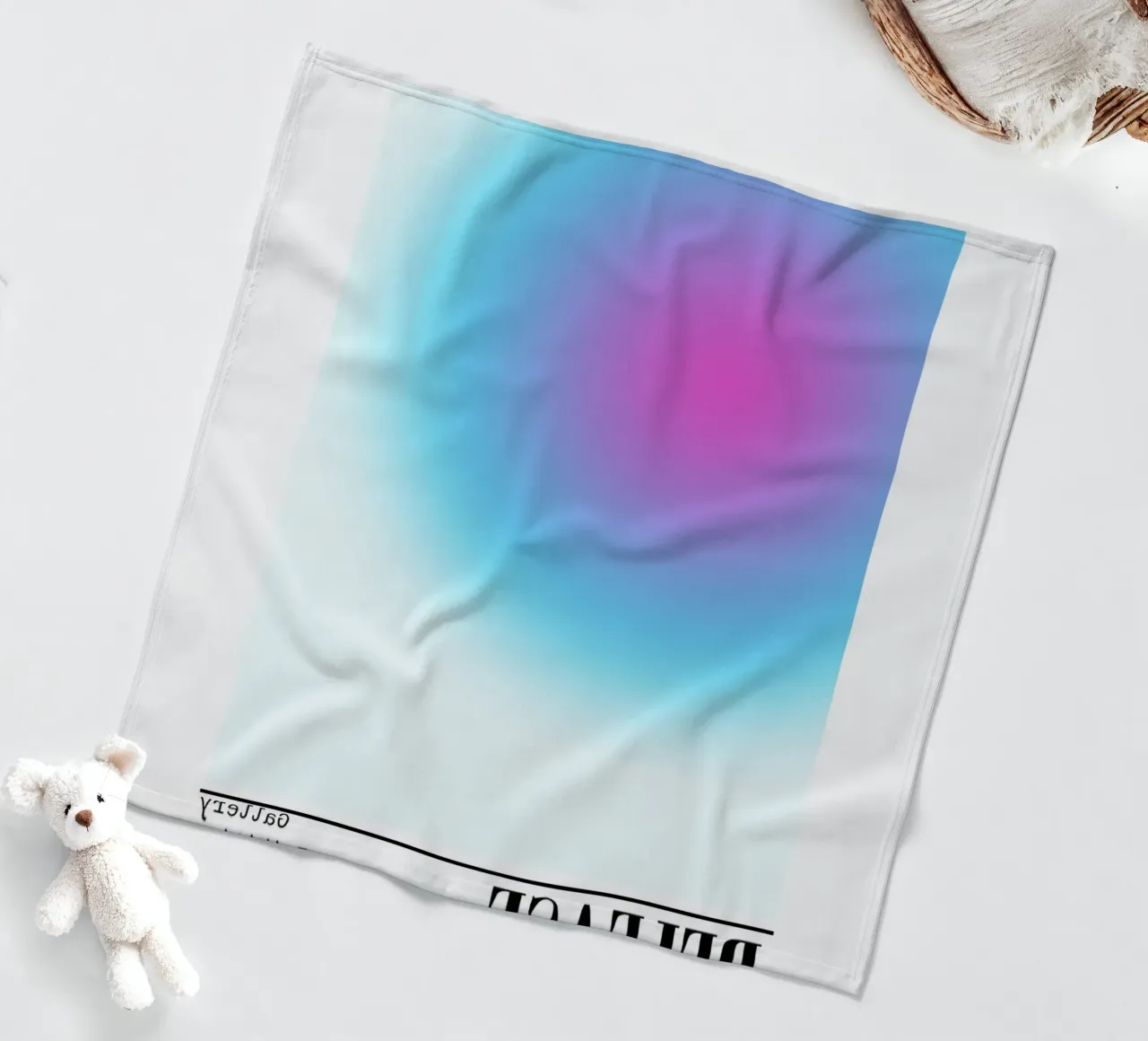 Aura-Gradient-Kunstdruck freigeben - Galerie-Ausstellung Fleecedecke von homdeco
