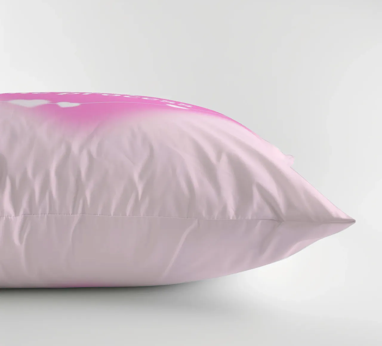 Trust The Process Pink Heart Aura Print - Love & Growth decorative cushion by homdeco