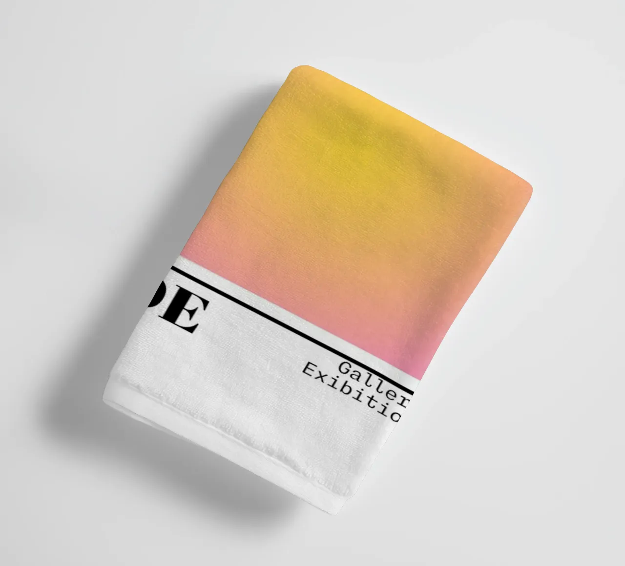 Dankbaarheid Aura Kleurverloop Print - Galerie Tentoonstelling badhanddoek van homdeco