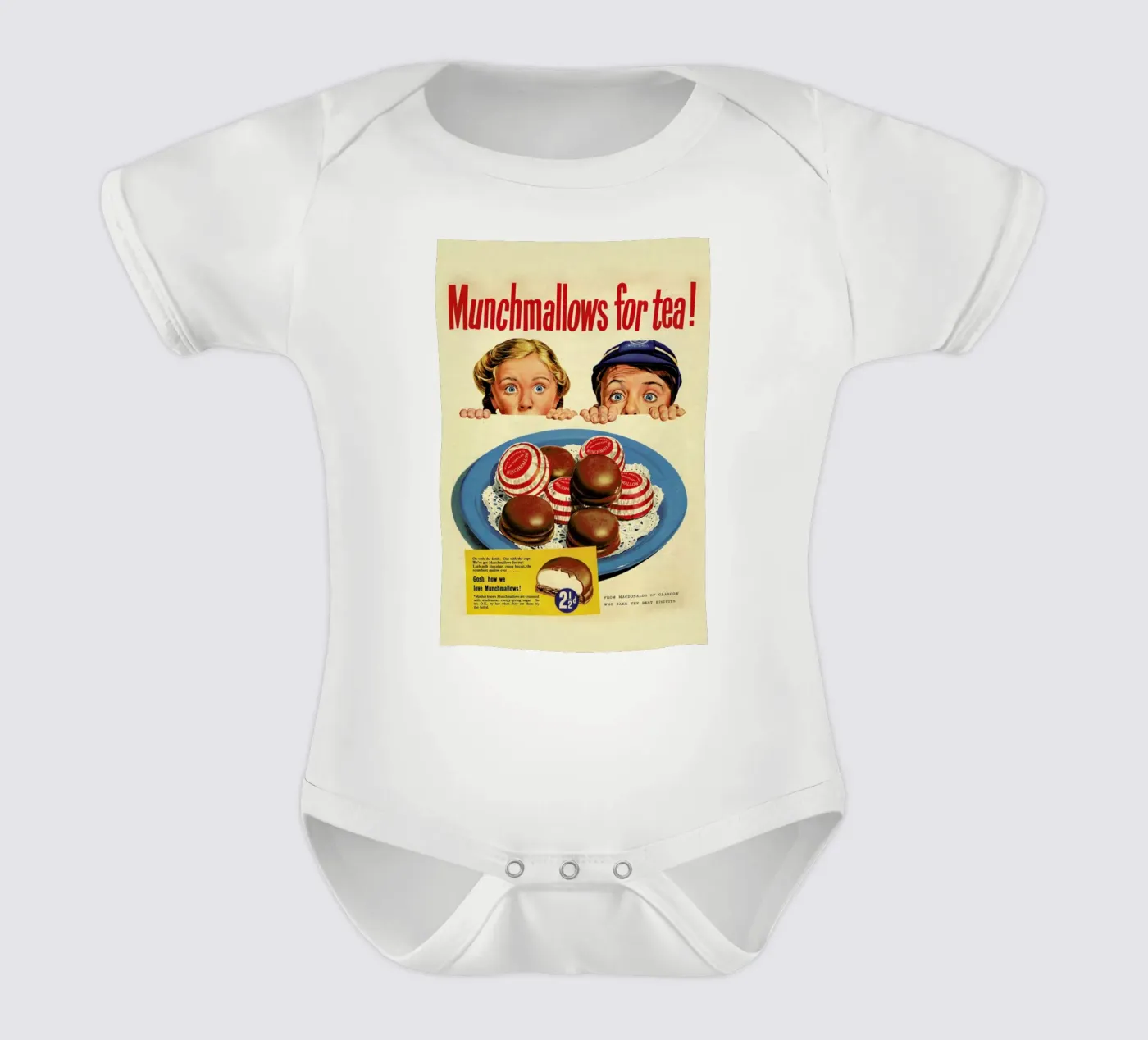 Munchmallows body bébé de Hemingway Design