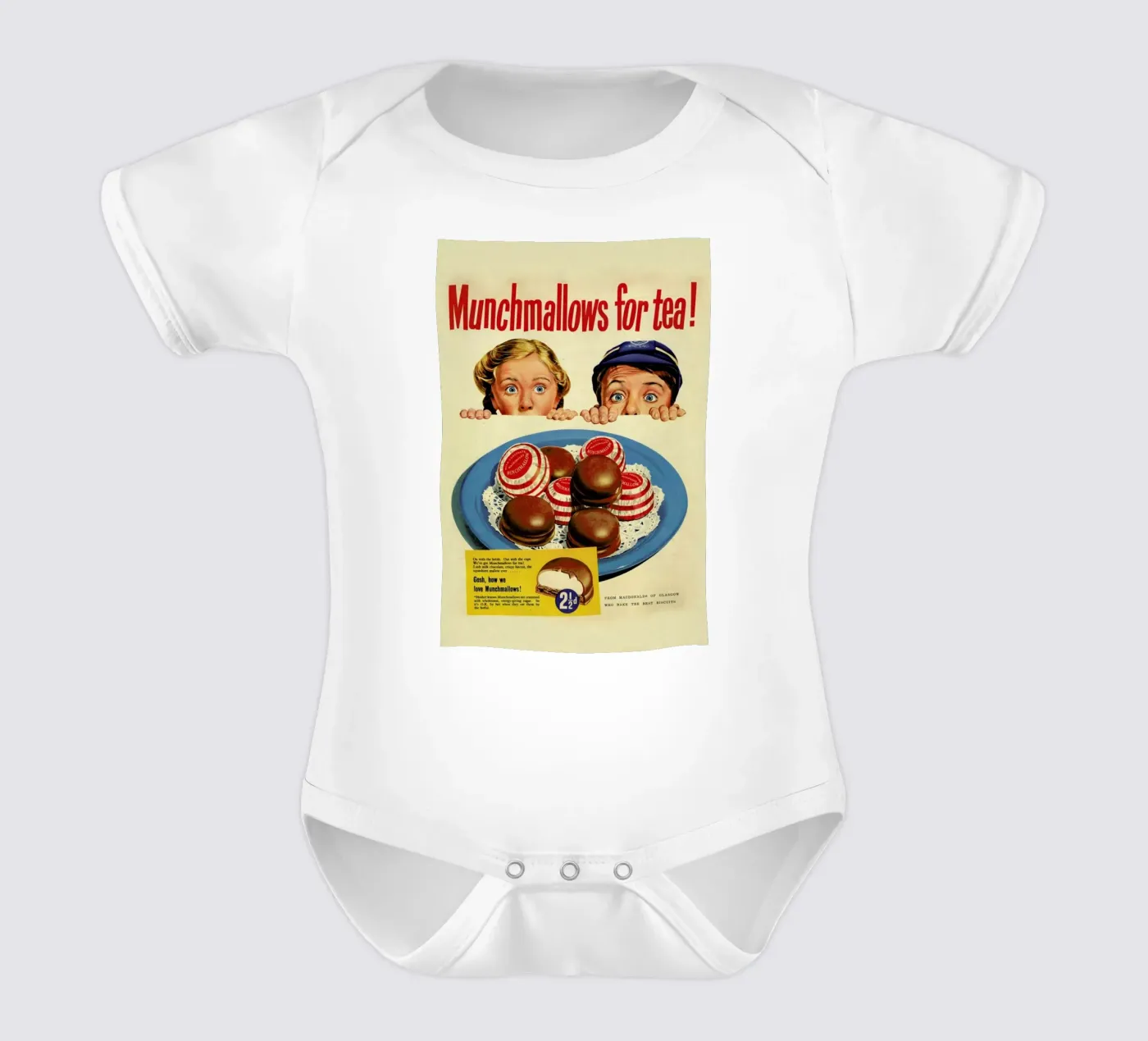 Munchmallows body bébé de Hemingway Design