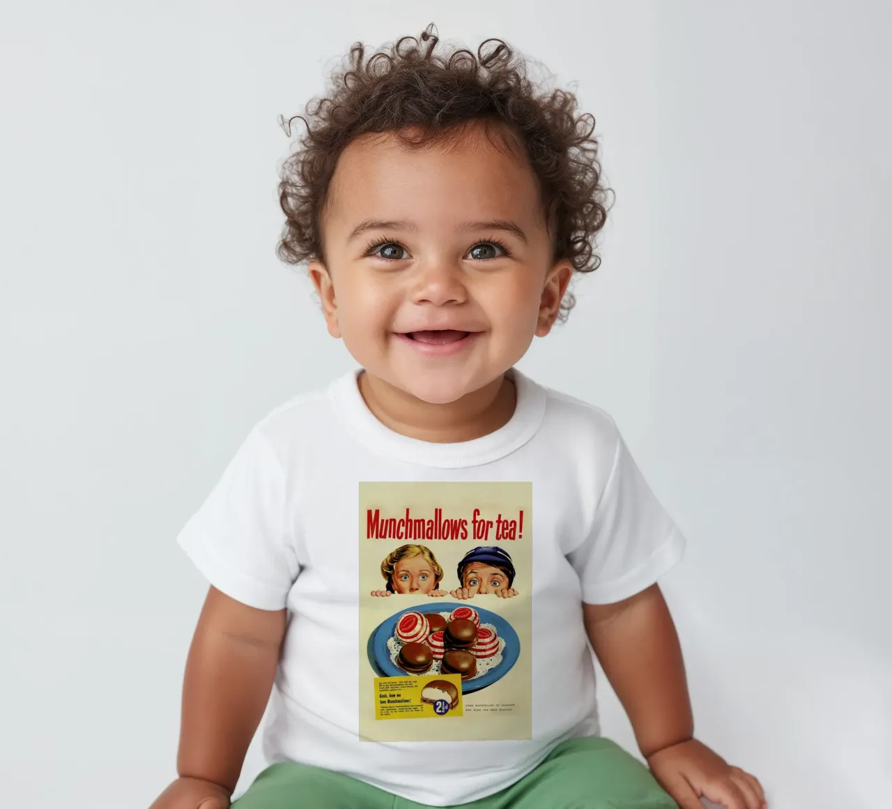 Munchmallows maglietta neonato da Hemingway Design