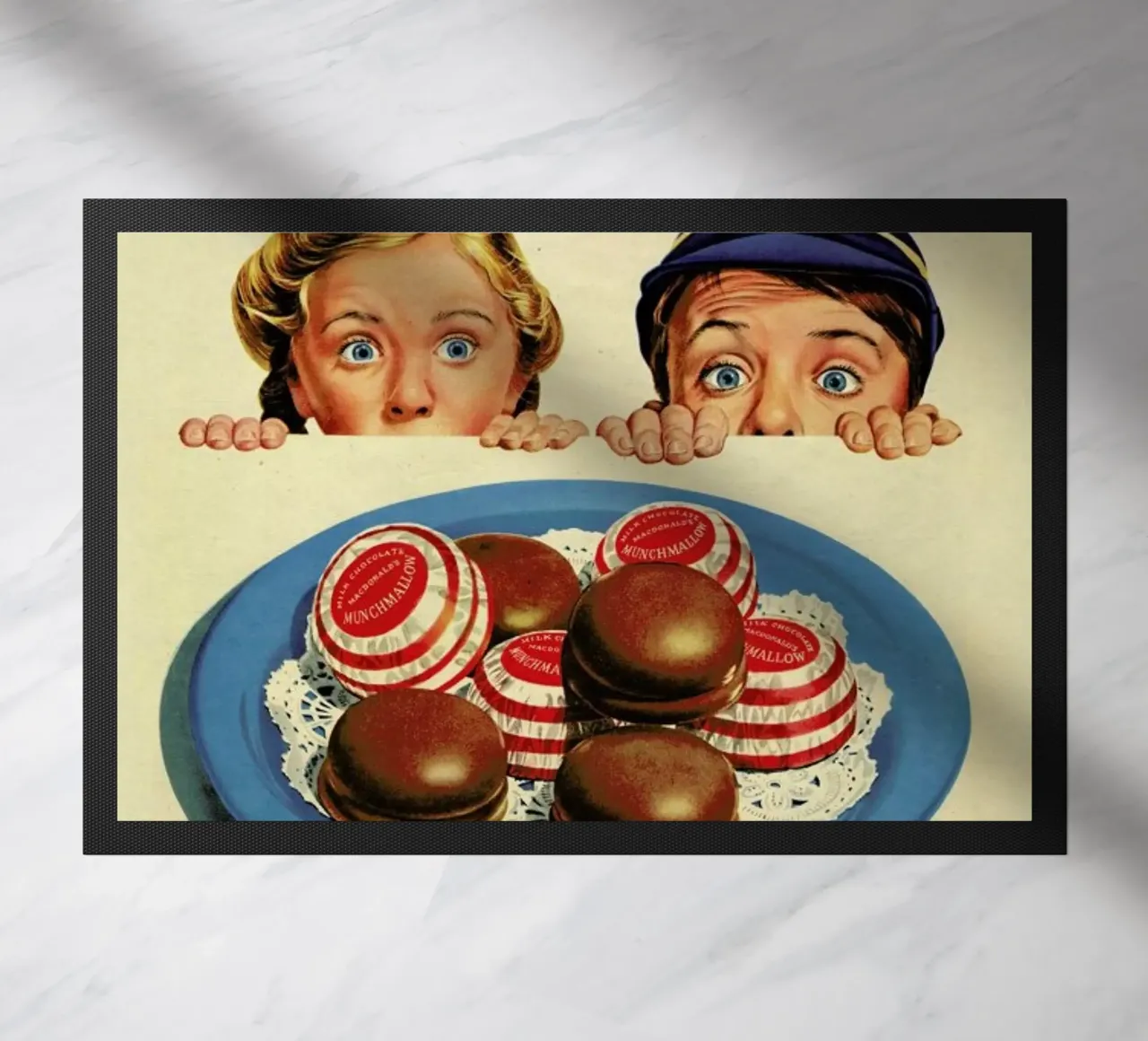 Munchmallows doormat by Hemingway Design